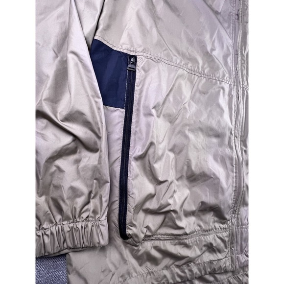 Vintage Nike Windbreaker Men's Large Full Zip Large Zip Pockets Running Golf Gym - Picture 4 of 14
